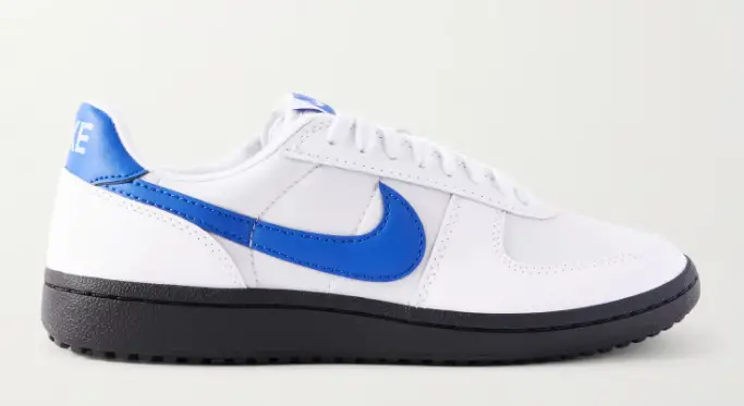 NIKE Field General 82 Mesh and Leather Sneakers $100 50% off $50