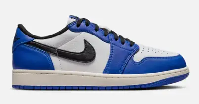 AIR JORDAN 1 LOW GAME ROYAL $140 $89.98