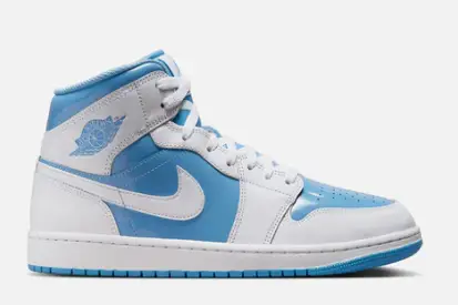 AIR JORDAN 1 RETRO MID LEGEND BLUE $135 $89.98