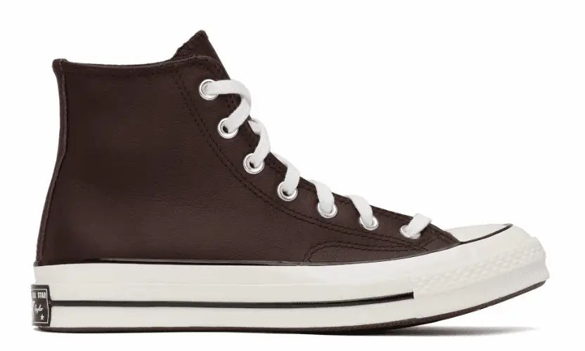 Converse Brown Chuck 70 Heritage Leather High Top Sneakers $47 USD $100 USD 53% OFF