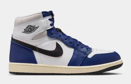 Air Jordan 1 Retro High OG Rare Air Deep Royal Blue Mens Lifestyle Shoes $180.00 $ 99.98
