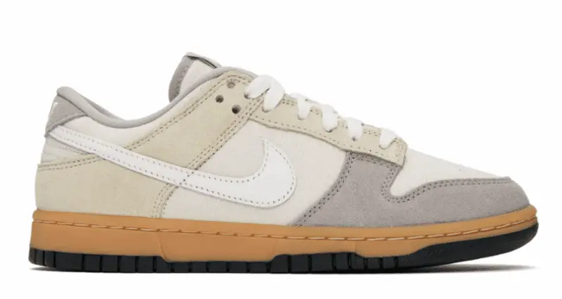 Nike Gray & Off-White Dunk Low Sneakers $85 USD $110 USD 23% OFF