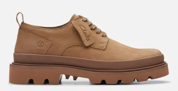 Clarks Mens Badell Lace Brown Leather Dress Oxford Shoes US $75.99 List price US $130.00 (42% off)