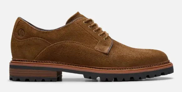 Clarks Mens Clarkridge Lo Brown Oiled Suede Casual Oxford Shoes US $79.99 List price US $150.00 (47% off)