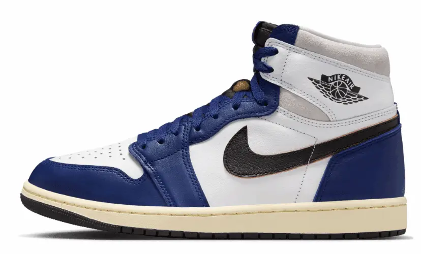 Air Jordan 1 Retro High OG White/Deep Royal Blue $107.99 $180.00