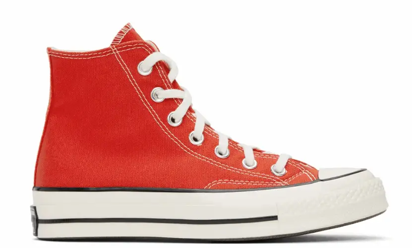 Converse Red Chuck 70 High Top Sneakers $61 USD $90 USD 32% OFF