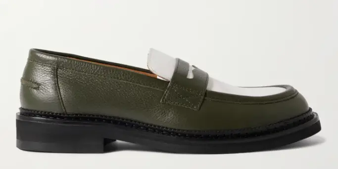 MR P. Jacques Two-Tone Leather Penny Loafers $425 60% off $170 $136.00 Use Code FLASH20