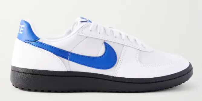NIKE Field General 82 Mesh and Leather Sneakers $100 50% off $50