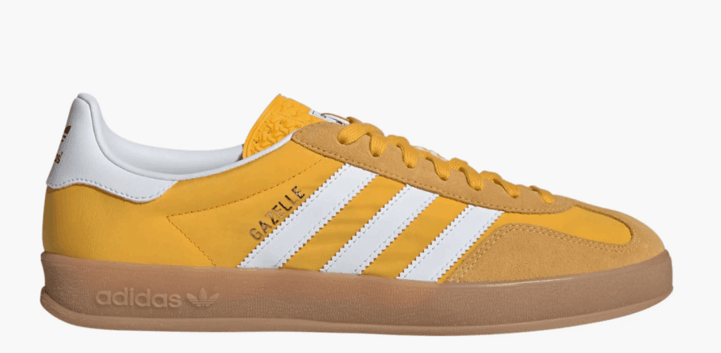 Adidas Gazelle Indoor White/ Yellow