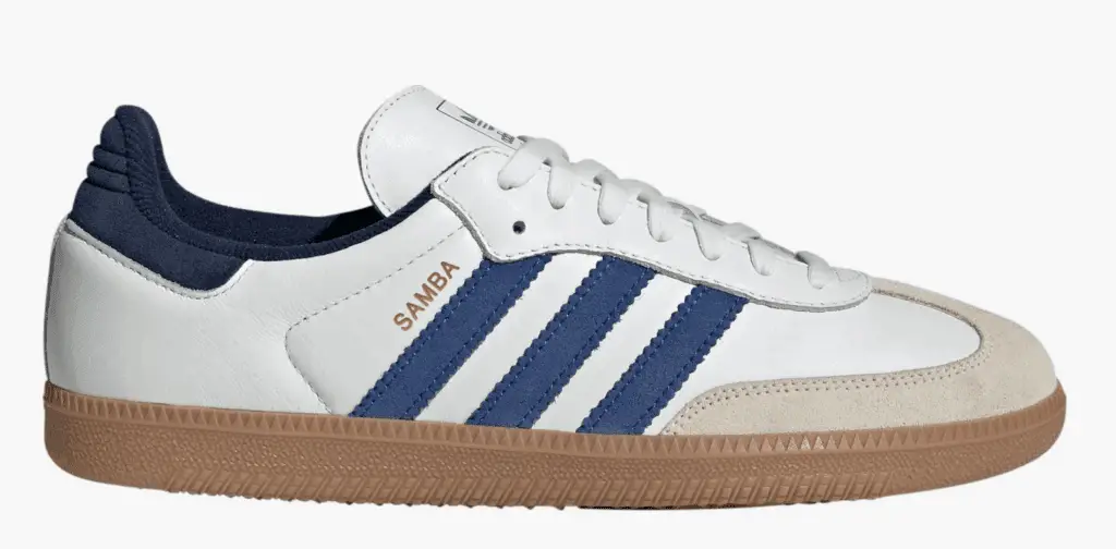 Adidas Samba OG White/ Royal Blue/ Indigo