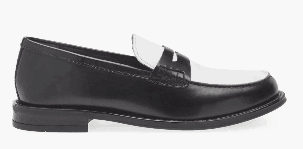 Steve Madden Draggo Penny Black/ White