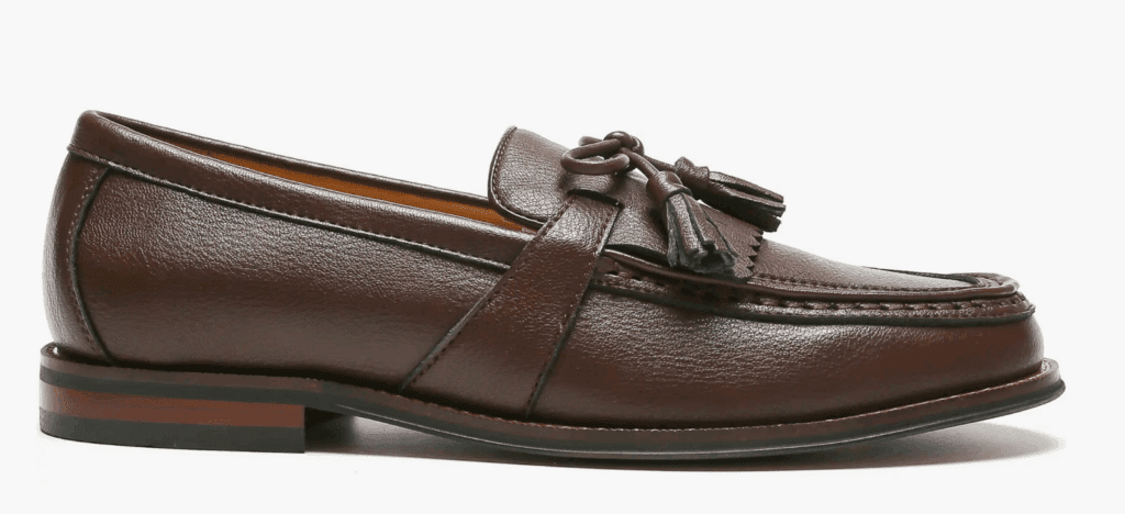 Tommy Hilfiger Sohan Kiltie Fringe Tassel Dark Brown