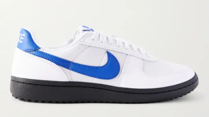 NIKE Field General 82 Mesh and Leather Sneakers $100 50% off $50