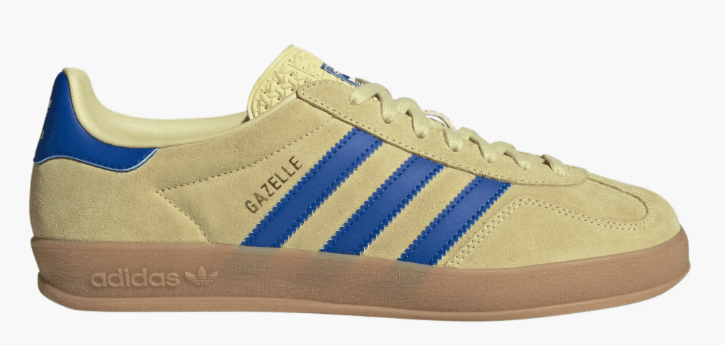 Adidas Gazelle Indoor Yellow/ Royal Blue/ White
