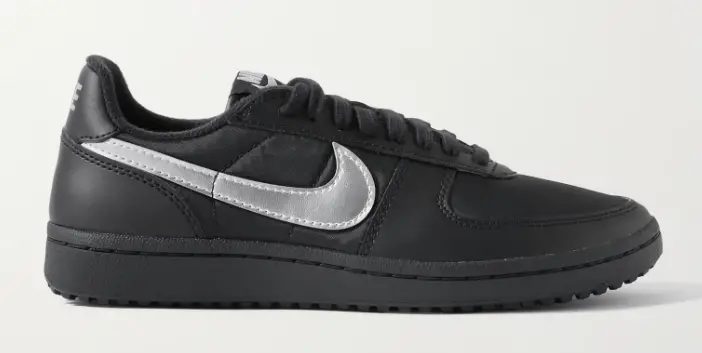 NIKE Field General 82 Quilted Shell and Leather Sneakers $100 50% off $50