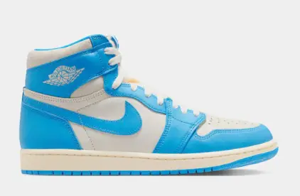 Air Jordan 1 Retro High OG UNC Reimagined Mens Lifestyle Shoes (Dark Powder Blue/Dark Powder Blue/Sail) 8 $185.00 $105.00