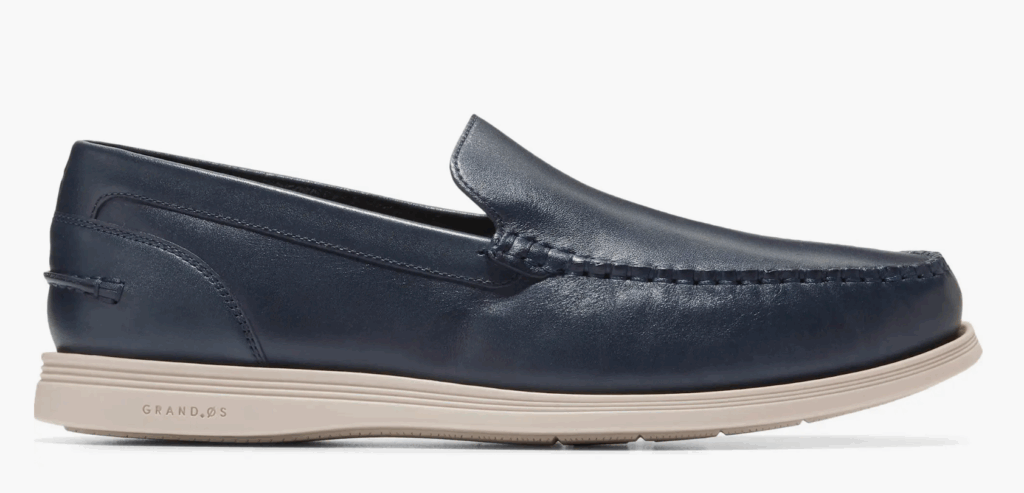 Cole Haan Harwich Venetian Navy Blazer Suede / Angora