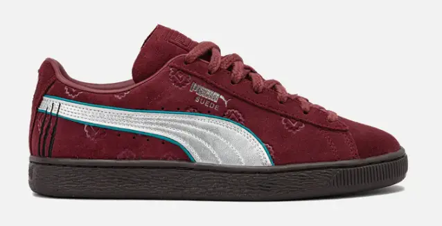 PUMA MENS LIFESTYLE SHOE ONE PIECE SUEDE RED HAIRED SHANKS $85 $49.97