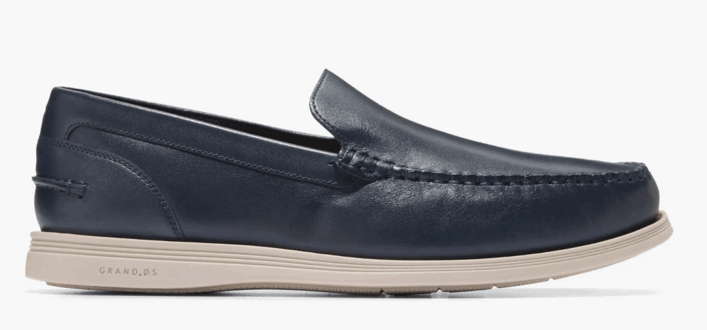 Cole Haan Harwich Venetian Navy Blazer Suede / Angora