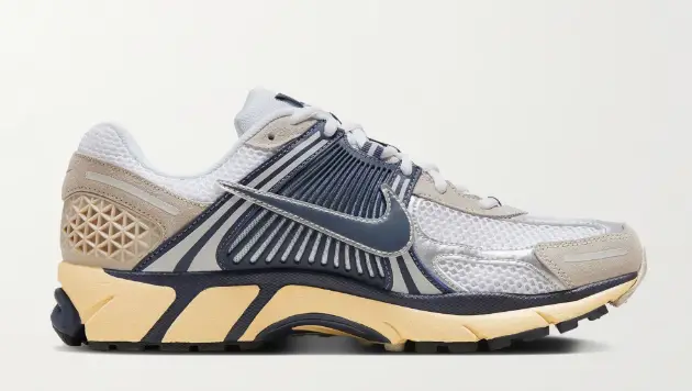 NIKE Zoom Vomero 5 Rubber-Trimmed Mesh and Leather Sneakers $180 60% off $72