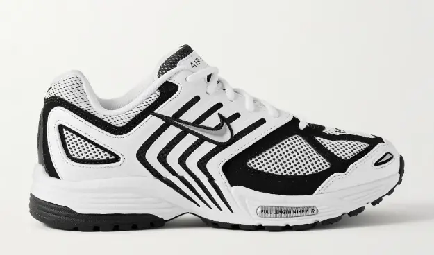 NIKE Air Pegasus 2K5 Mesh, Leather and Suede Sneakers $140 50% off $70