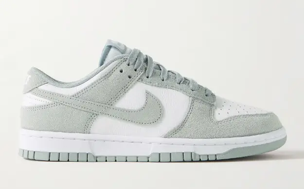 NIKE Dunk Low Retro SE Suede-Trimmed Leather Sneakers $125 50% off $63