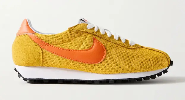 NIKE LD-1000 Leather and Suede-Trimmed Mesh Sneakers $100 50% off $50