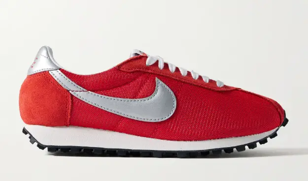 NIKE LD-1000 Leather and Suede-Trimmed Mesh Sneakers $100 50% off $50