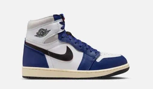 AIR JORDAN 1 RETRO HIGH OG RARE AIR DEEP ROYAL BLUE $180 $89.98