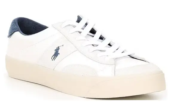 Polo Ralph Lauren Men's Sayer Sport Leather Sneakers No rating value Same page link. (0) Write a review Permanently Reduced Orig. $98.00 Now $65.66