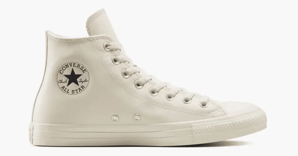 Chuck Taylor® All Star® Water Repellent Leather High Top Sneaker (Men) Converse Men $56.25 – $75.00Current Price $56.25 to $75.00 (Up to 25% off select items)Up to 25% off select items. $75.00Previous Price $75.00
