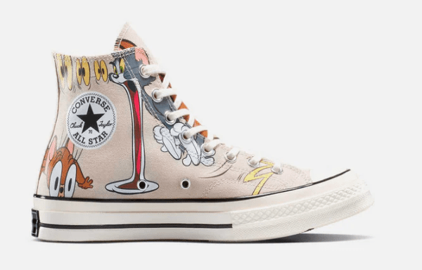 CONVERSE MENS LIFESTYLE SHOE TOM AND JERRY CHUCK 70 HIGH $100 $74.98