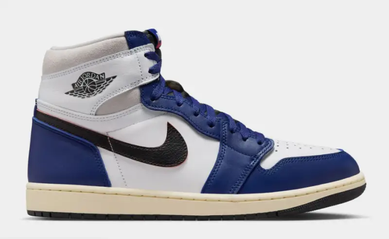 Air Jordan 1 Retro High OG Rare Air White/Black/Neutral Grey/Deep Royal Blue