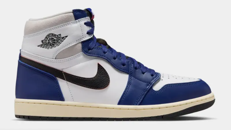 Air Jordan 1 Retro High OG Rare Air White/Black/Neutral Grey/Deep Royal Blue