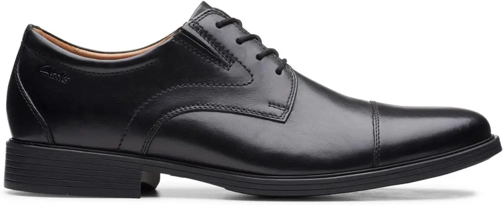 Clarks Whiddon Cap Oxford Black