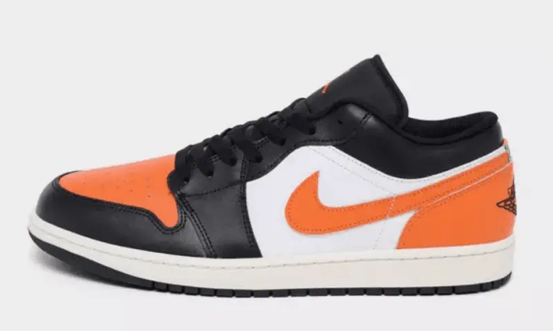 Air Jordan Retro 1 Low Black/Starfish/White/Sail