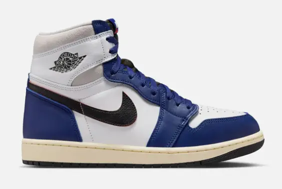 AIR JORDAN 1 RETRO HIGH OG RARE AIR DEEP ROYAL BLUE $180 $89.98