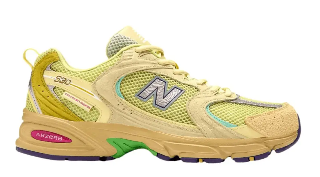 New Balance salehe bembury x 530 yellow/green