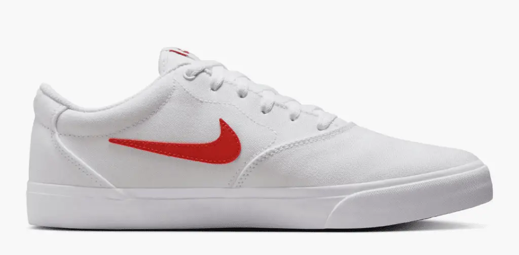 Nike Charge Skate White/ University Red