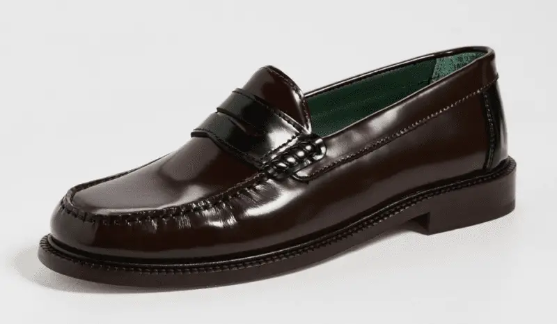 Vinny's Yardee Tri-Tone Moccasin Brown/Burgundy/Blue Three-Tone