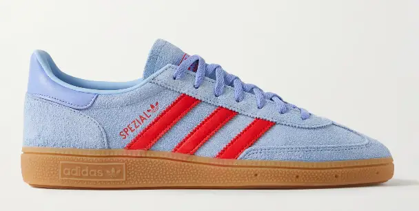 ADIDAS ORIGINALS Handball Spezial Leather-Trimmed Suede Sneakers MORE SIZES COMING SOON $110 40% off $66