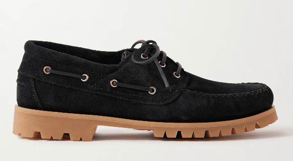 VINNY'S Aztec Suede Boat Shoes $370 50% off $185