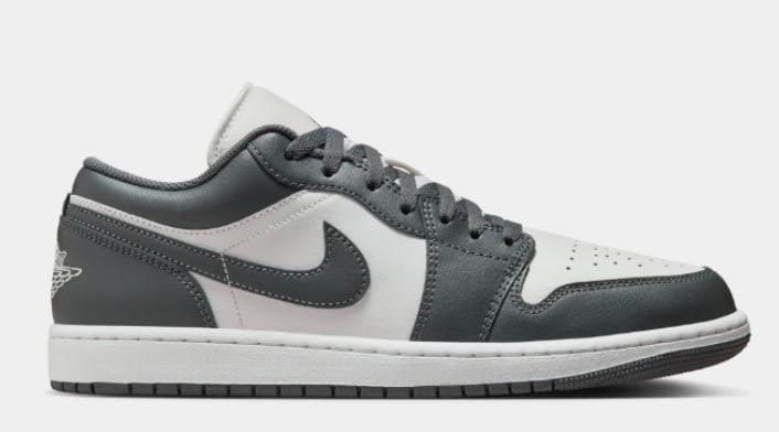 Air Jordan 1 Low Iron Grey/Summit White Mens Lifestyle Shoes $120.00 $ 99.98