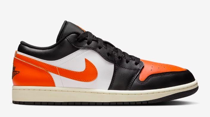 Jordan AJ 1 Low White/Black/Starfish $89.99 $120.00 25% off