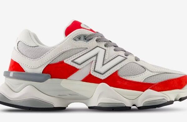 New Balance 9060 Grey/Reflection/True Red $99.99 $160.00 38% off