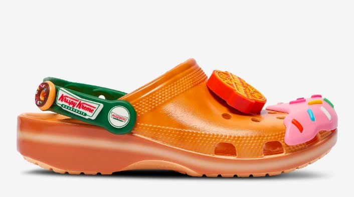 Crocs Krispy Kreme Classic Clogs Orange/Green/Pink $69.99 $90.00 22% off