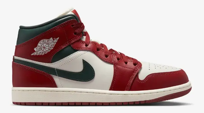 Jordan AJ 1 Mid Pure Platinum/Sail/Midnight Green $97.50 $130.00 25% off