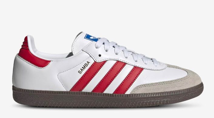 Adidas Originals Samba White/Better Scarlet $79.99 $100.00 20% off