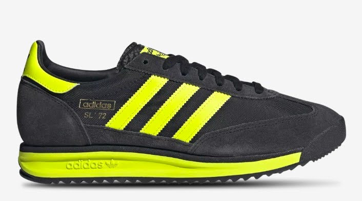 Adidas Originals SL 72 RS Black/Yellow $49.99 $100.00 50% off