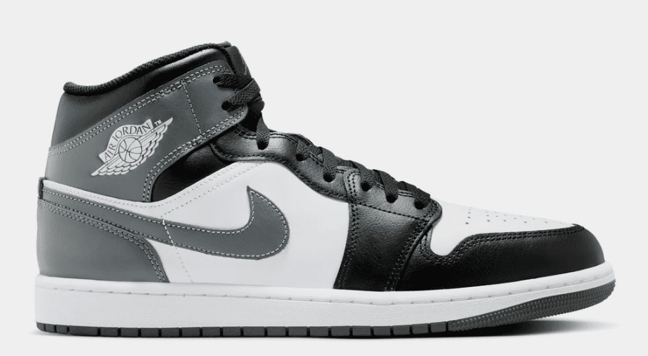 Air Jordan 1 Retro Mid Iron Grey Mens Lifestyle Shoes $125.00 $ 99.98